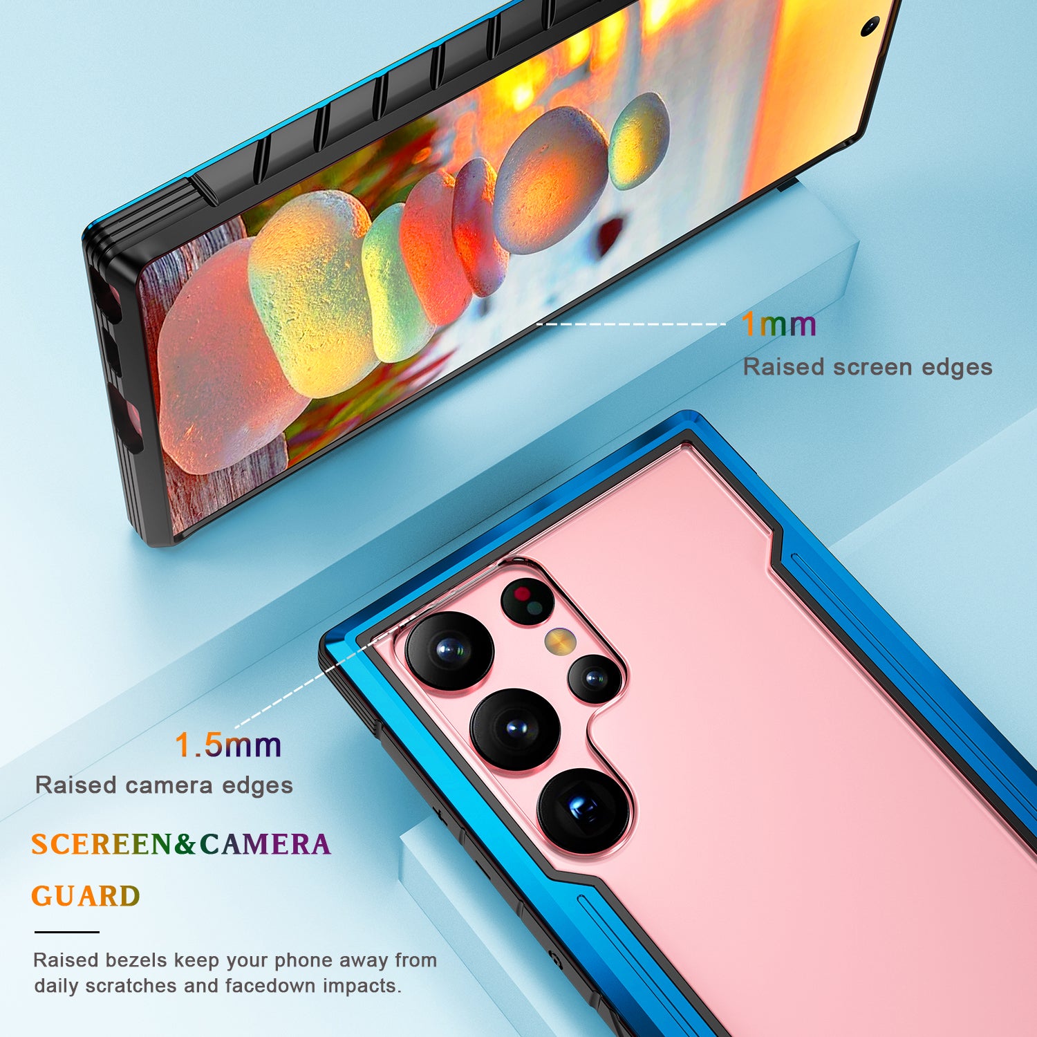 For Samsung Galaxy S23 Ultra PC TPU Aluminium Alloy Phone Back Cover Drop-proof Multi-layer Protection Phone Case For Samsung Galaxy S23 Ultra PC TPU Aluminium Alloy Phone Back Cover Drop-proof Multi-layer Protection Phone Case